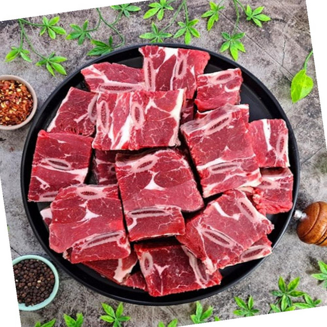 VGD 호주산 소갈비 1.5cm 절단 LA갈비 2kg 소갈비구이 갈비절단 LA식갈비, 1개