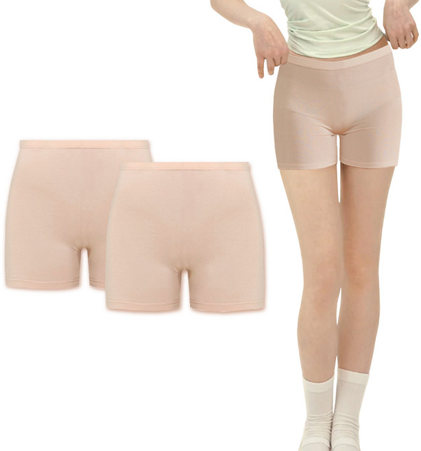 글로리 [국내산] 쳔연소재 3부 속바지 치마 원피스 교복 2P/3P[여학생]