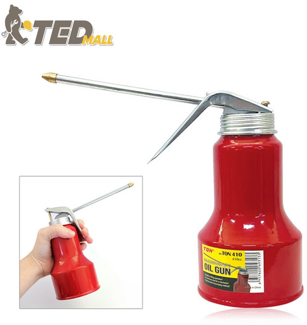 톤/오일샷시 410CC 中 노즐형 오일펌프 기름통 오일주입기, 1개