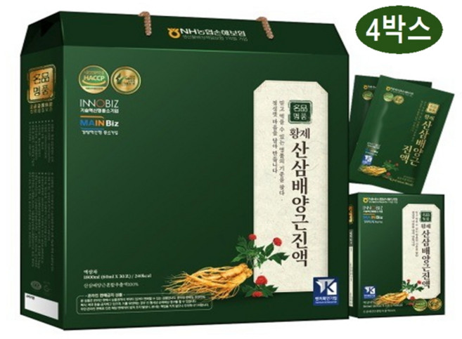 더존건강 황제 산삼배양근 진액, 120개, 60ml