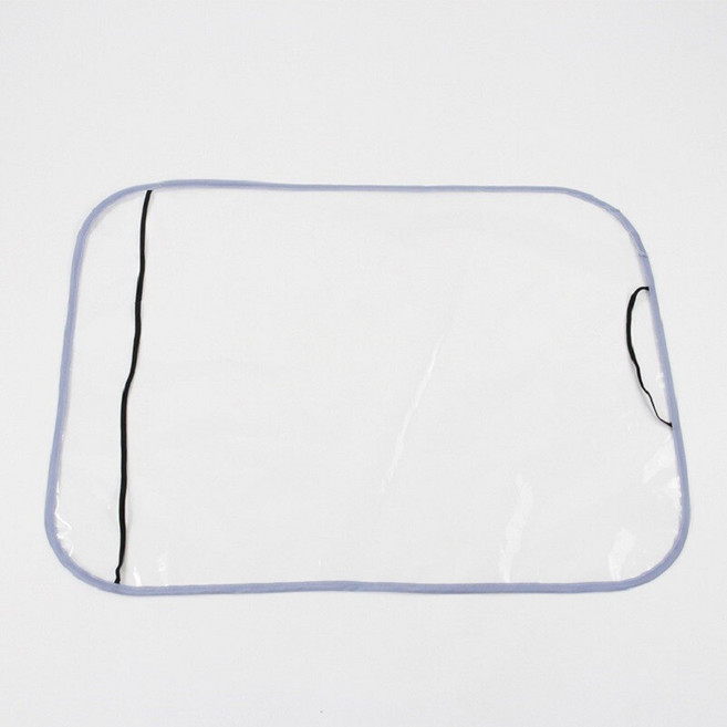 자동차 뒷자석 비닐커버 등받이 발자국 필름 방지, 2개, 3_그레이  2개