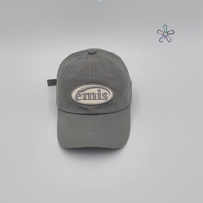 [국내 매장 정품] 이미스 모자 톤온톤 와펜 볼켑 그레이 + 카라비너