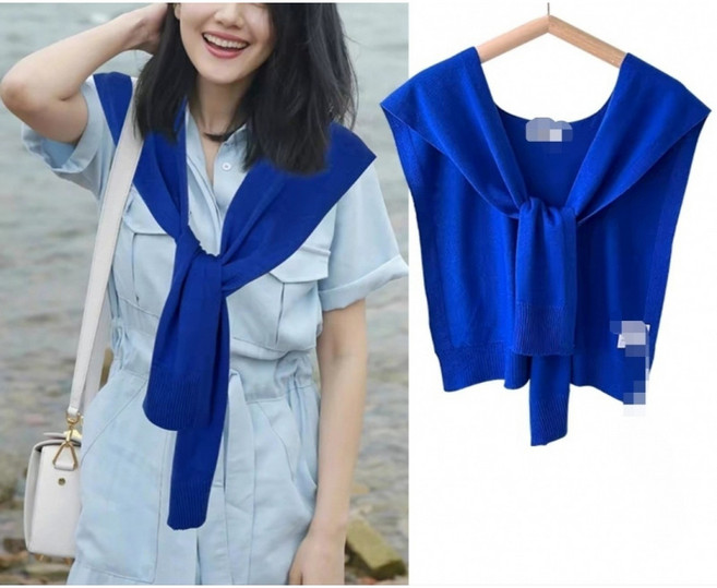 해피유통 여성 숄 니트 쁘띠 워머 봄여름 jhwj