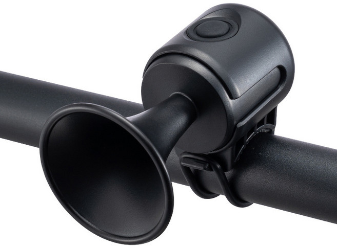 자전거 전동킥보드 전자벨 혼 크락션 120dB, 블랙, 1개