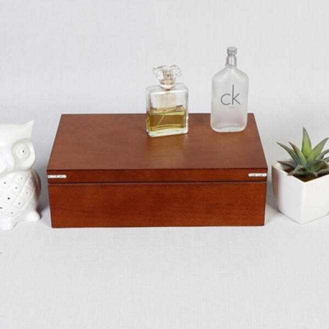 아트박스/크레디스 우드 시크릿 거울달린 보석 수납 정리함-2색상, 화이트