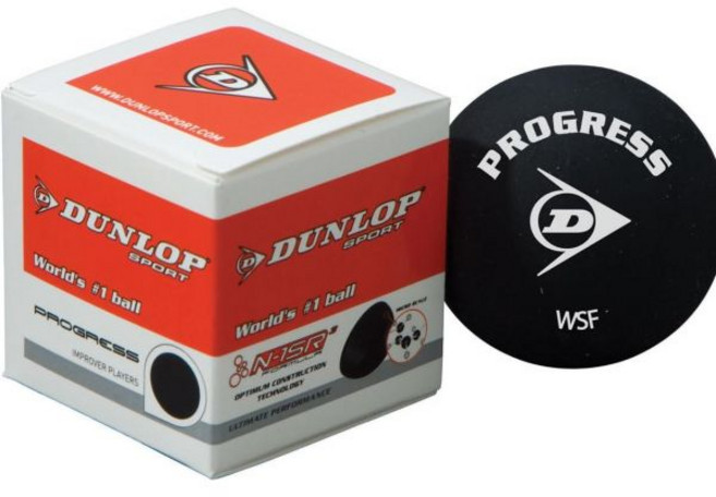 DUNLOP 던롭 프로그레스 스쿼시 볼 (3입 세트), 1개