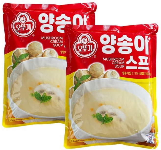 오뚜기 양송이스프, 1kg, 2개