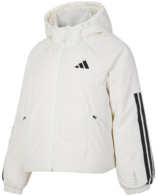 아디다스 여성 아웃도어 퍼피 다운 J 방풍 패딩 자켓 JG3865