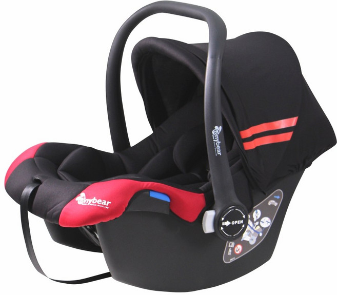 tonybear 嬰兒提籃汽座0-15月, 黑色, 黑色