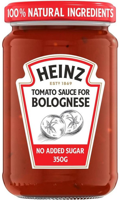 영국 하인즈 HEINZ Bolognese Italian Pasta Sauce 볼로네제 이탈리안 파스타 소스, 5개, 350g