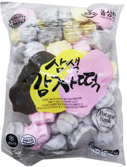 올심찬 삼색 감자떡2kg 1개, 2kg