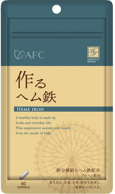 AFC 일본직구 하토후루시리즈 메이크 헴 레그미 60캡슐 (약 2030일), 1개