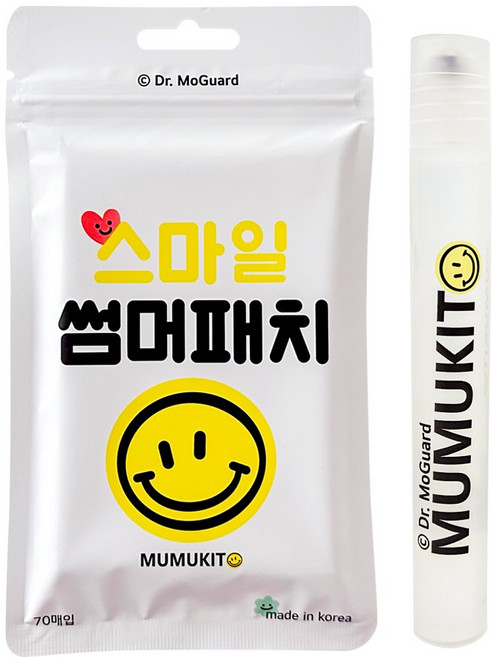 무무키토 썸머패치 70매입+ 무무키토 쿨링스틱 롤온 12ml, 1개