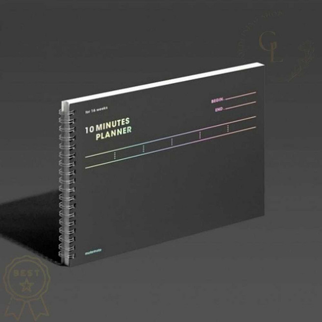 모트모트 텐미닛 스터디플래너 16WEEKS 다크호스 230x165mm 공부기록 1개입