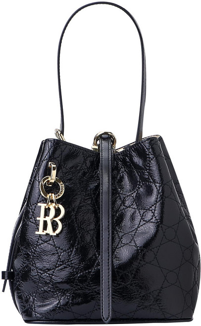 로얄배거 여성용 소가죽 레트로 버킷 백 숄더 크로스바디 핸드백