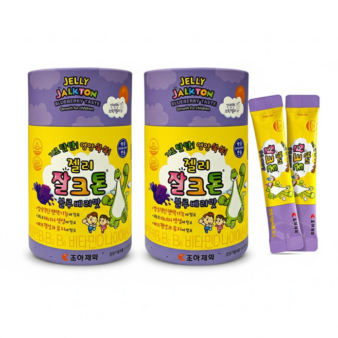 약국전용 조아제약 잘크톤 블루베리맛 어린이 영양제, 30회분, 450g, 2개