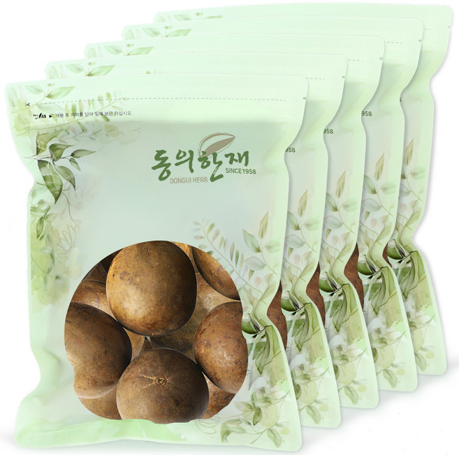 동의한재 특대 나한가 나한과 열매 10알, 200g, 5개