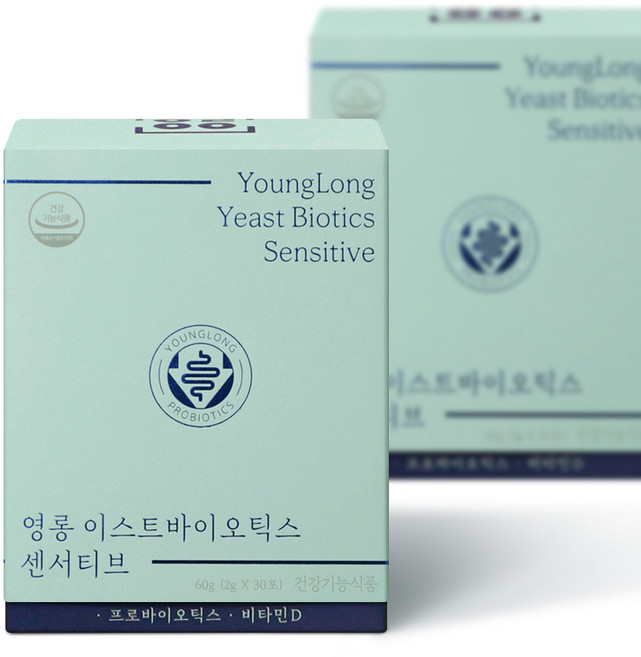 영롱 이스트바이오틱스 센서티브 유산균 저포드맵 인증 프리없는 예민한장 프로바이오틱스, 2개, 60g