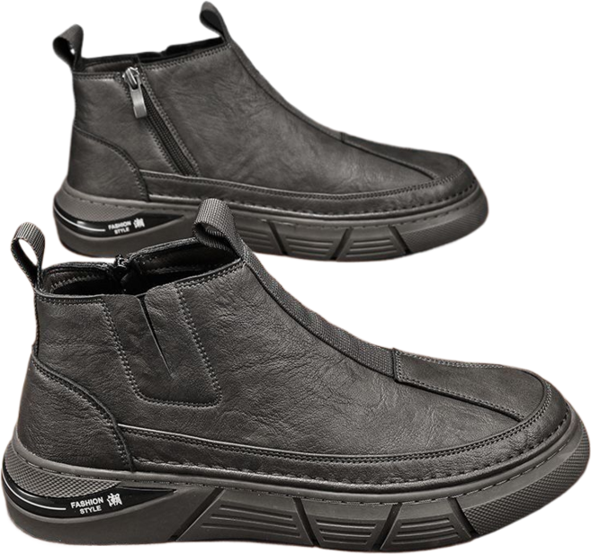 남성 가죽 부츠 패션 하이탑 소가죽 첼시 부츠 뉴타임즈1125YD02M