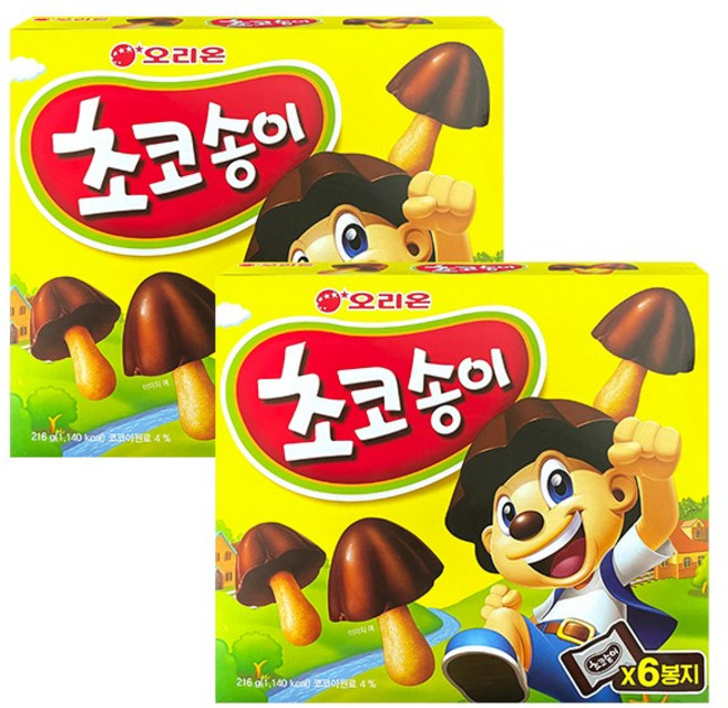 오리온 초코송이, 216g, 2개