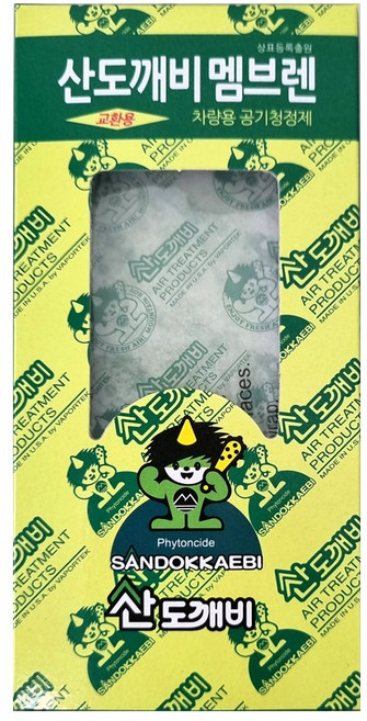 산도깨비 멤브렌 휘튼치드 기본향 리필교환용, 50개