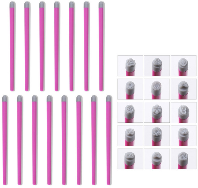 4/6/10/15x 네일 스탬프 펜 네일 아트 스탬퍼 펜 네일 아트 펜 네일 아트 도구, 15팩