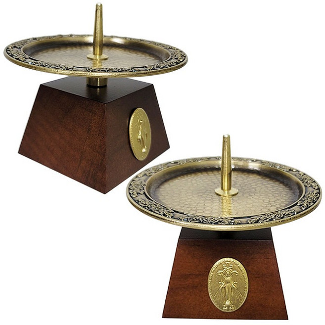 가톨릭천주교성물 기적의패 촛대, 1개