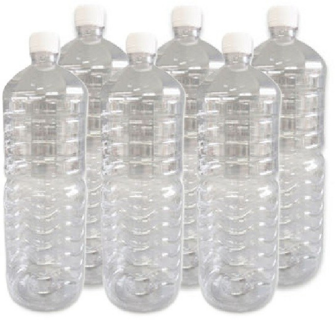 생활을그리다 PET 투명 생수용기, 6개, 1.8L