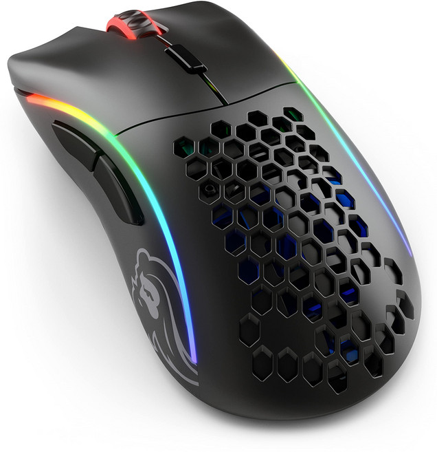 Glorious Model D-Wireless Matte Black 19000DPI BAMF [] 무선 게이밍 마우스 초경량 67그램, Model D, 상세페이지 참조