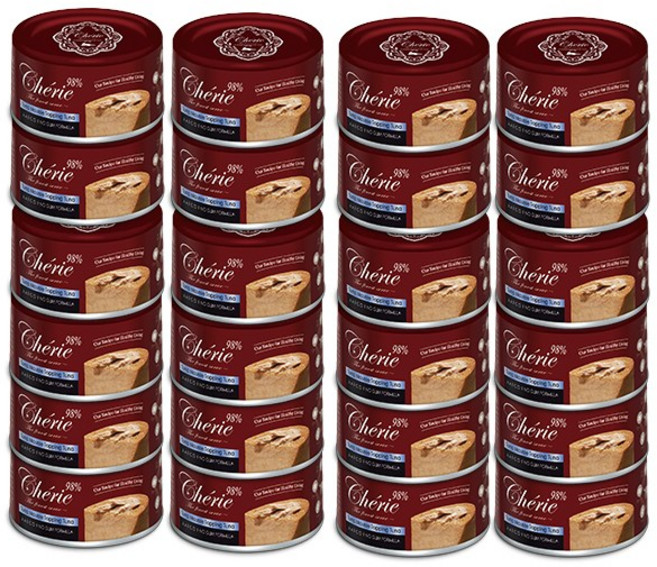 쉐리 레드라벨 98% 참치무스 주식캔 80g x24개 (set), 24개, 80ml, 닭+참치