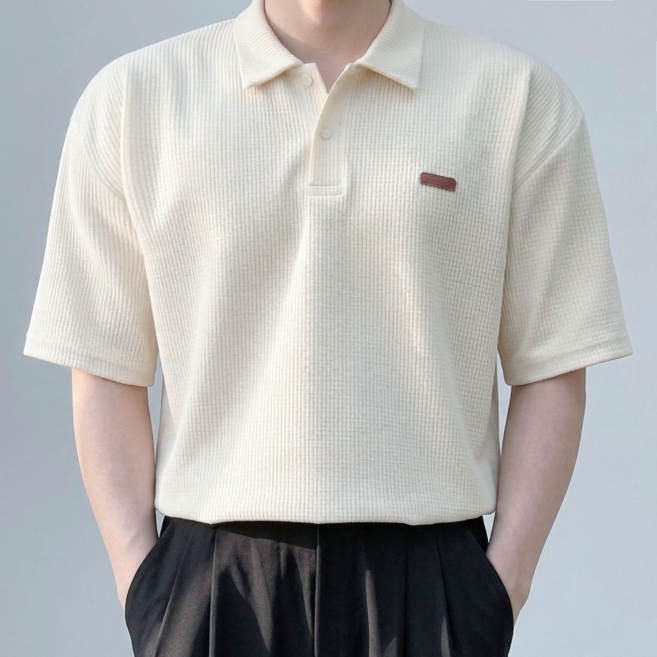 네로즈 남성 카라반팔티 빅사이즈 여름반팔티