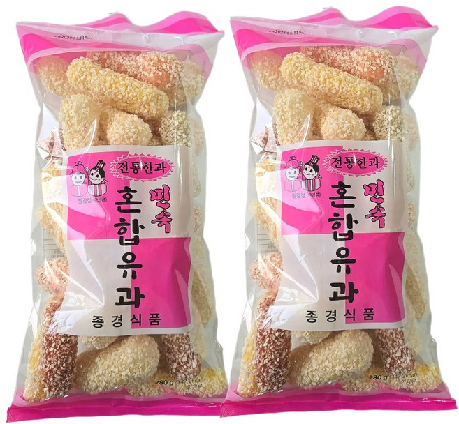 종경식품 혼합유과, 2개, 280g
