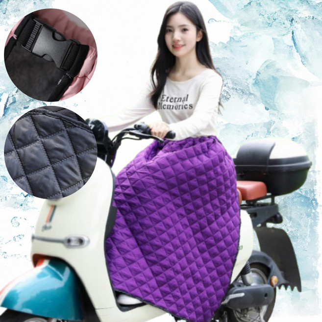 키미블랑 겨울나기 방한 방풍 누빔패딩 퀄팅치마, 1개, 패딩형퍼플