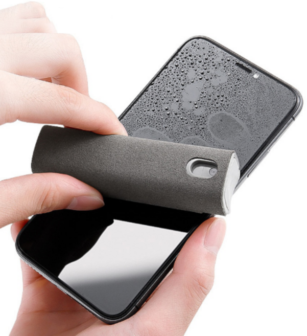 크레바스 많이 만지는 핸드폰 스마트폰액정 클린스프레이, 회색