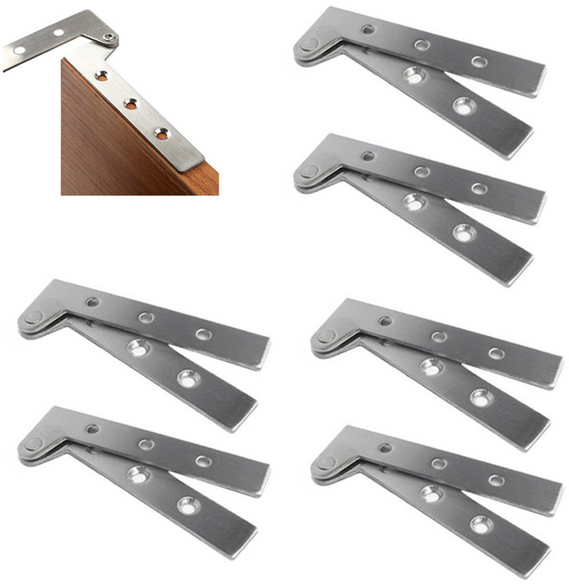 아이베란다 피벗 힌지 경첩 스텐 가구 도어 문짝 상하 1세트, 3개