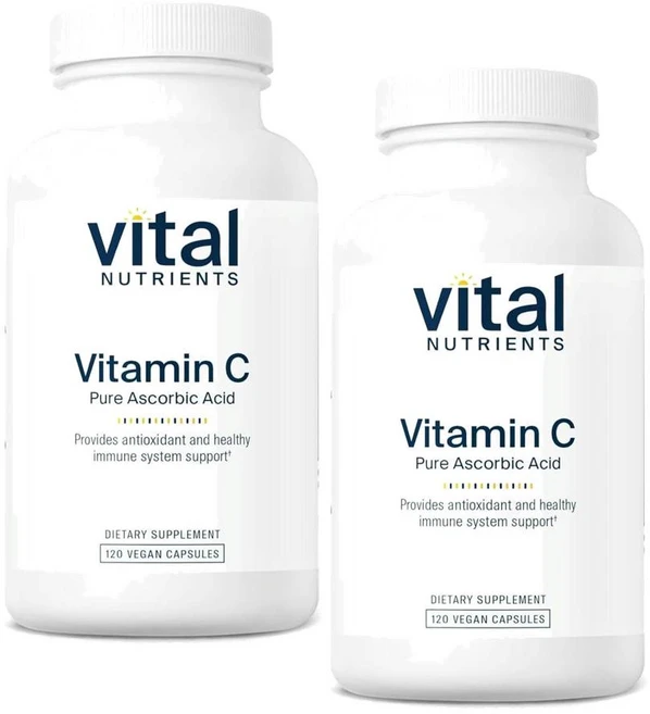 바이탈 뉴트리언츠 비타민C 1000mg 캡슐 Vital Nutrients VitaminC, 120정, 2개 - 쿠팡