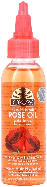 Okay Pure Naturals 로즈 오일 59ml(2fl oz) Naturals (오케이 퓨어 내추럴스), 1, 59ml - 쿠팡