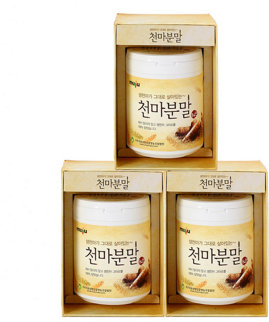 [천마니 공식몰] 무주 천마 분말 100%, 500g, 3개