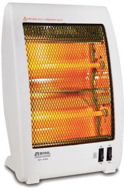 신일 2단 석영관 전기히터, SEH-NX800, 화이트