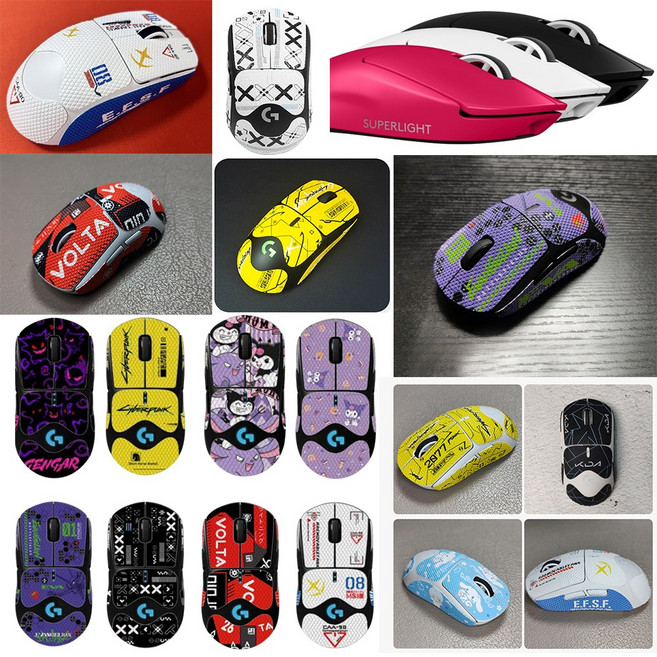 지슈라2 마우스 그립테이프 논슬립패치 미끌림방지 풀셋 3M-최고급형, 지슈라2 논슬립패치-풀셋-고급형-018