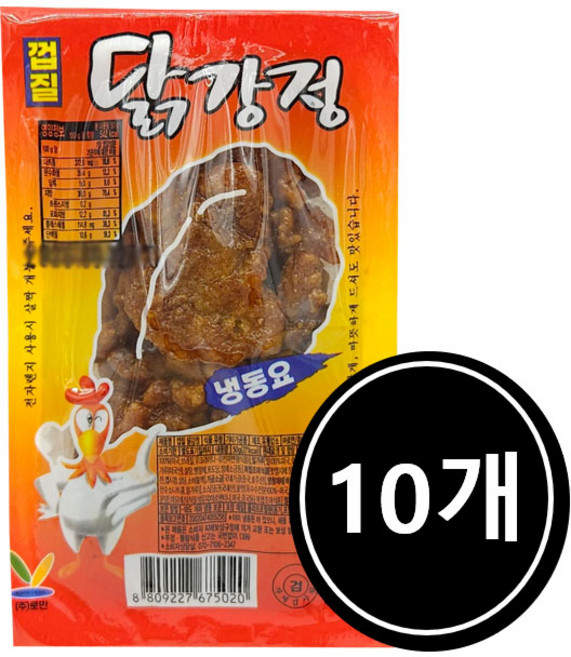 로만 닭강정 닭껍질튀김 50g, 10개