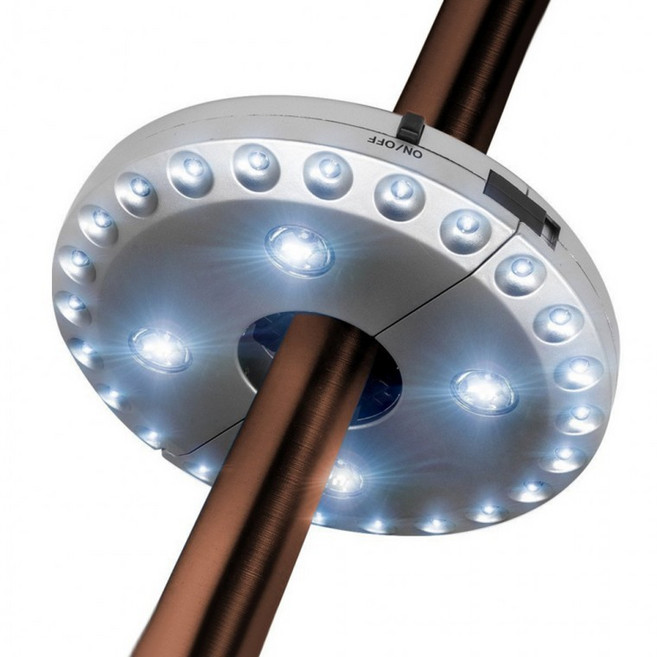 LED 파라솔랜턴 차박 등산 낚시 휴대용 텐트 파라솔 실내등 렌턴, 1개