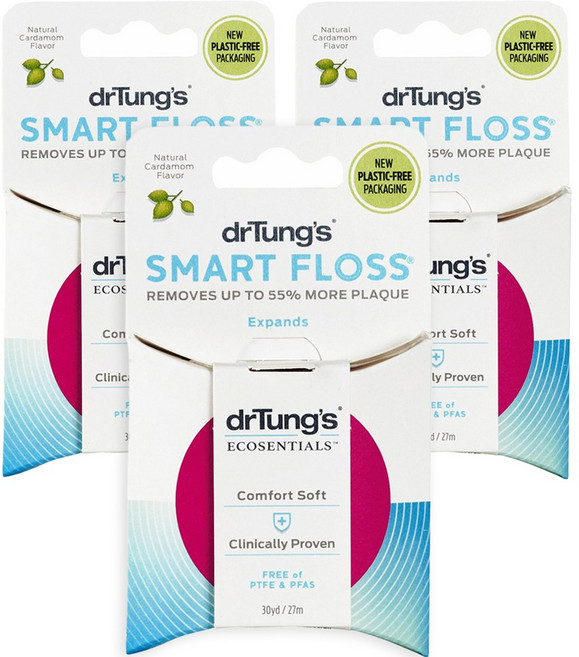 닥터텅스 스마트 치실 27m 카다멈향, 3개