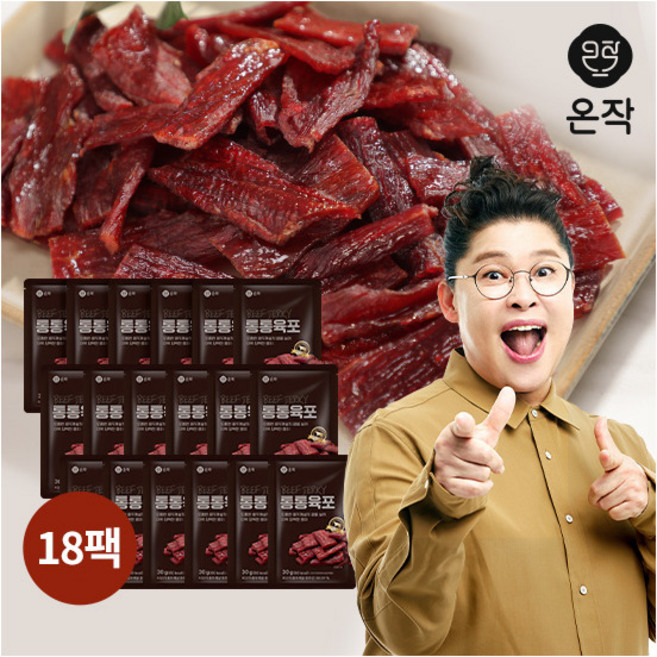 이영자의 통통육포 30g 18팩, 18개