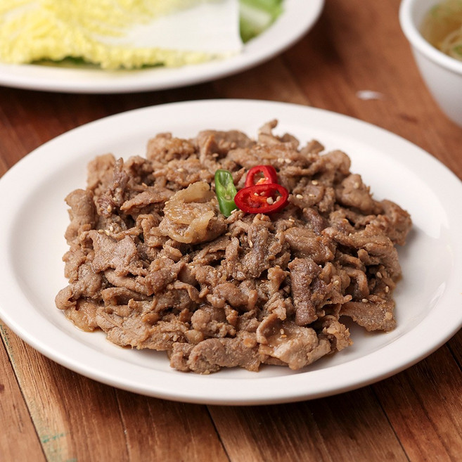 고기얌 기사식당 돼지불백 간장맛 300g 간장불고기 연탄불고기 2팩 4팩 6팩, 2개