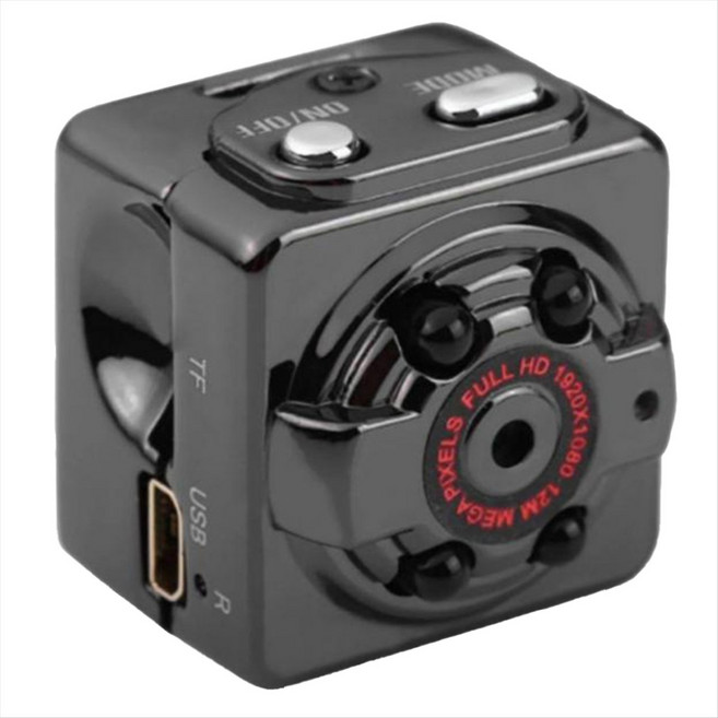 1080p USB 충전 야외 스포츠 카메라 소형 카메라 Sq8 미니 적외선 야간 미니 캠코더 휴대용, 검은색, 검은색, 검은색