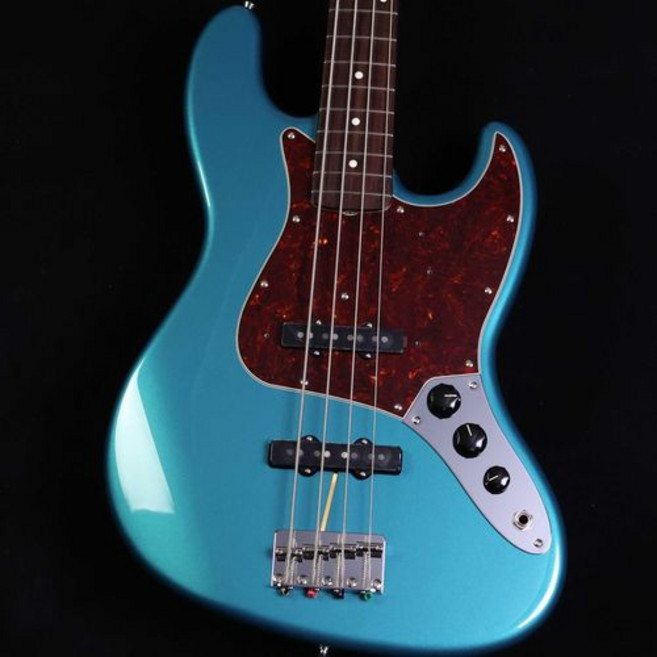 Fender Made in Japan Traditional 60s Jazz Bass Rosewood Fingerboard Ocean Turquoise Metallic 펜더, 1개