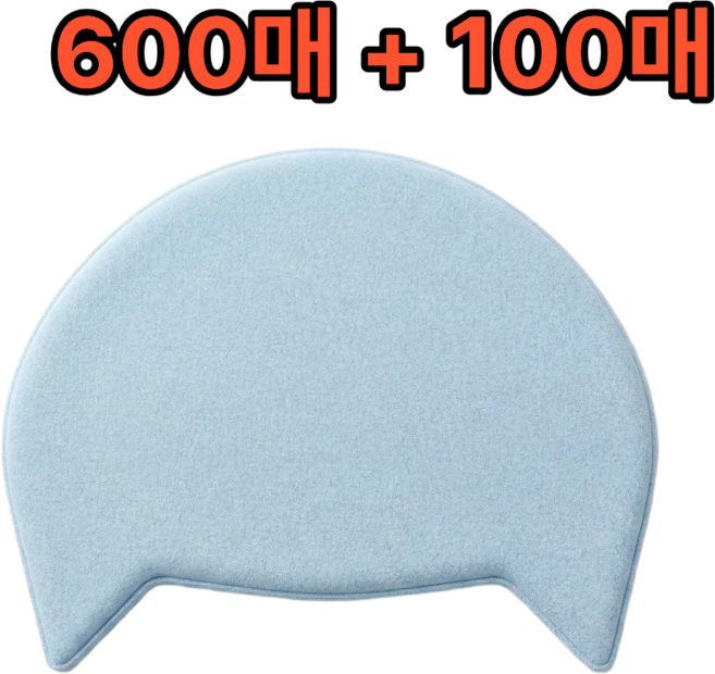 국산 일회용 위생 시트 병원 피부샵 미용실 눈가리개 샴푸 마스크, 600개, 블루