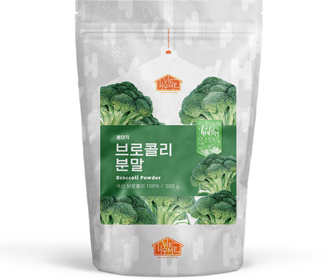 건강한우리집비옴 베이직 국산 브로콜리 분말 가루, 300g, 1개