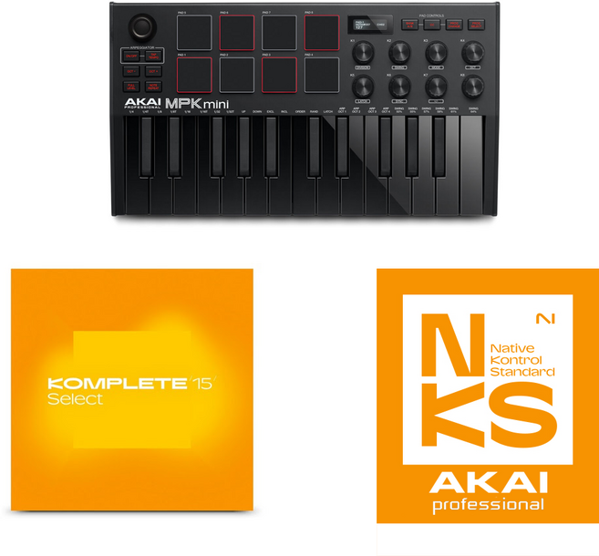 AKAI MPK Mini MK3 블랙 아카이 미니 25키 키보드 컨트롤러